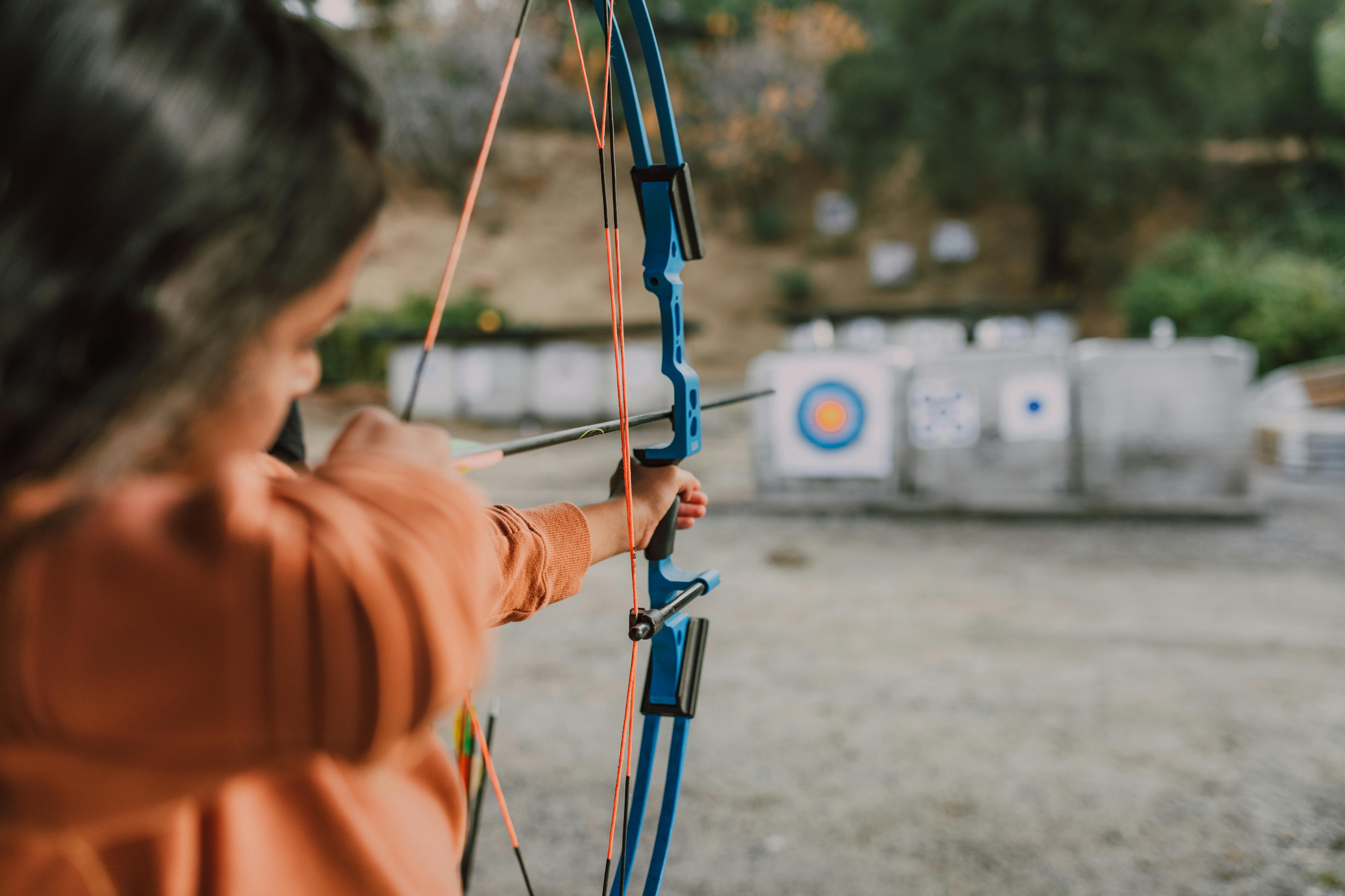 Archery training session